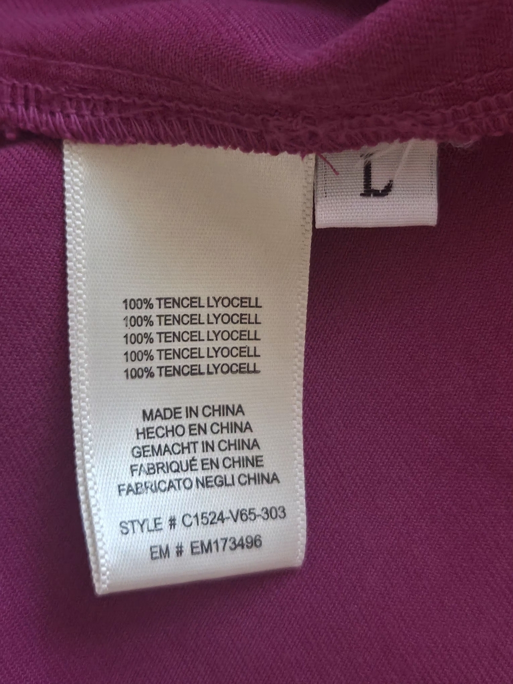 cloth & stone Magenta Gathered Button-Up ShirtCloth & Stone - Picture 13 of 13